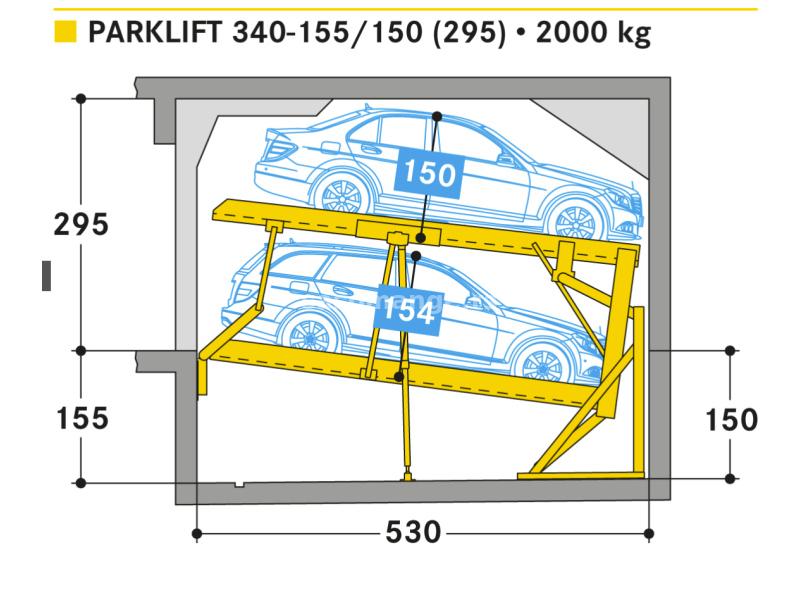 Parklift, Dorcol. The park lift, Dorcol.