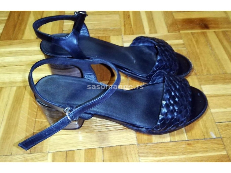 Crne ženske sandale br.39