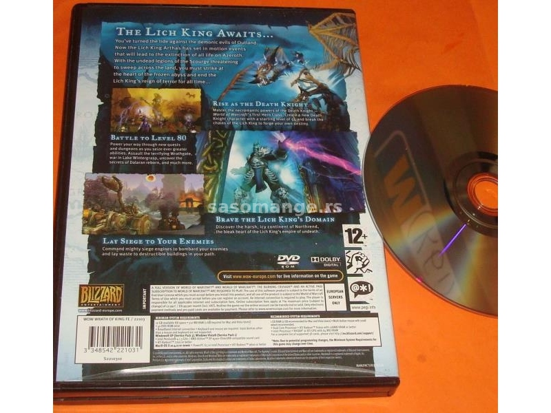 World of WarCraft Wrath of the Lich King Expansioni set