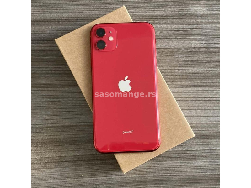 iPhone 11 64GB Product Red NOVO 100% BATT SA187