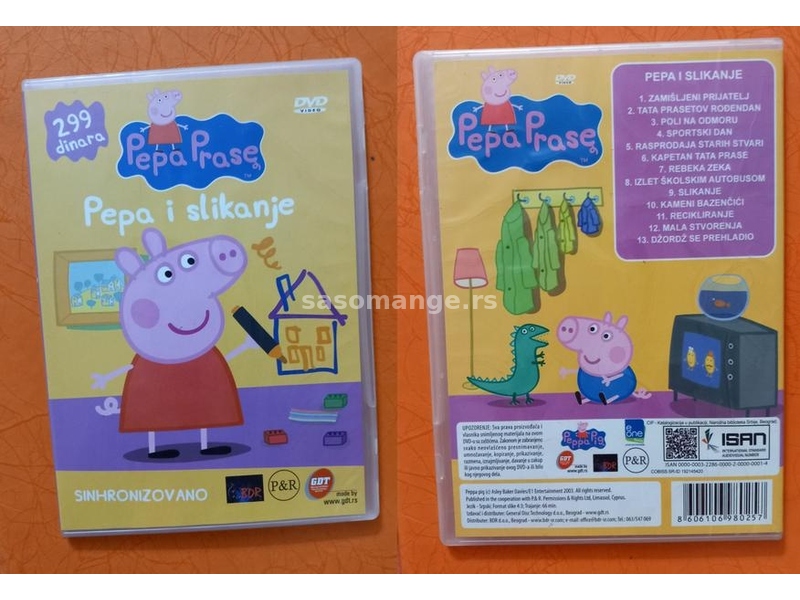 Pepa Prase dvd RAZNI crtani film