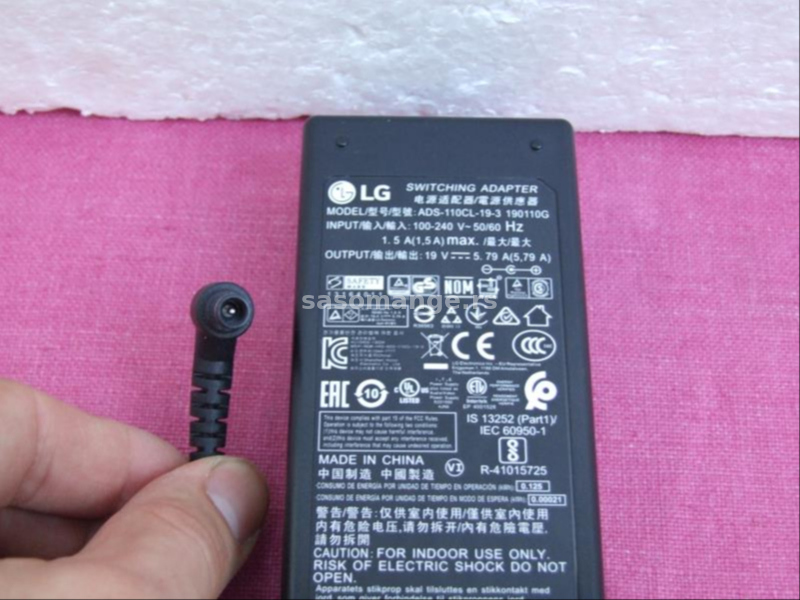 LG adapter 19V 5.79A ORIGINAL za TV i monitore + GARANCIJA!