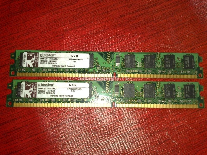 RAM 2X2 Gb-Kingston DDR2