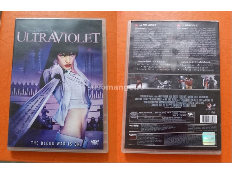 Ultraviolet, Pritajeno zlo DVD Milla Jovovich