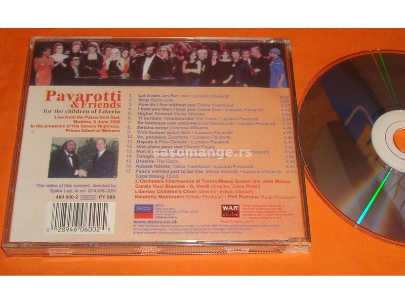 Pavarotti &amp; Friends For The Children Of Liberia