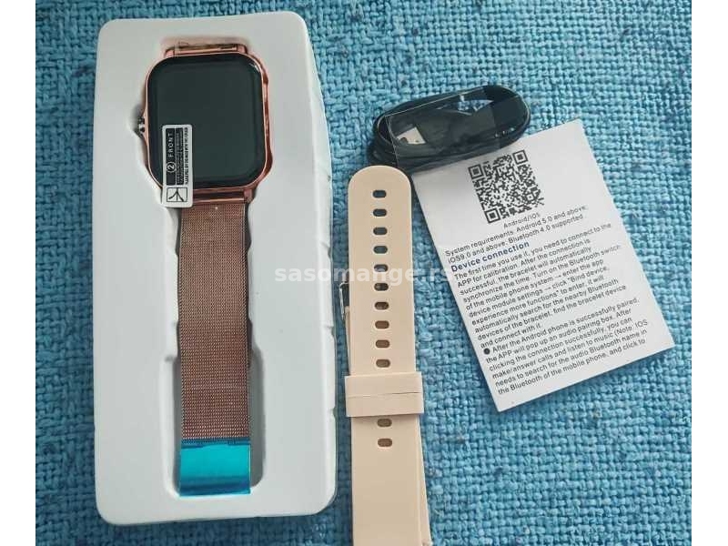 Ženski Bluetooth Smart Watch Gold, Bluetooth Pozovi