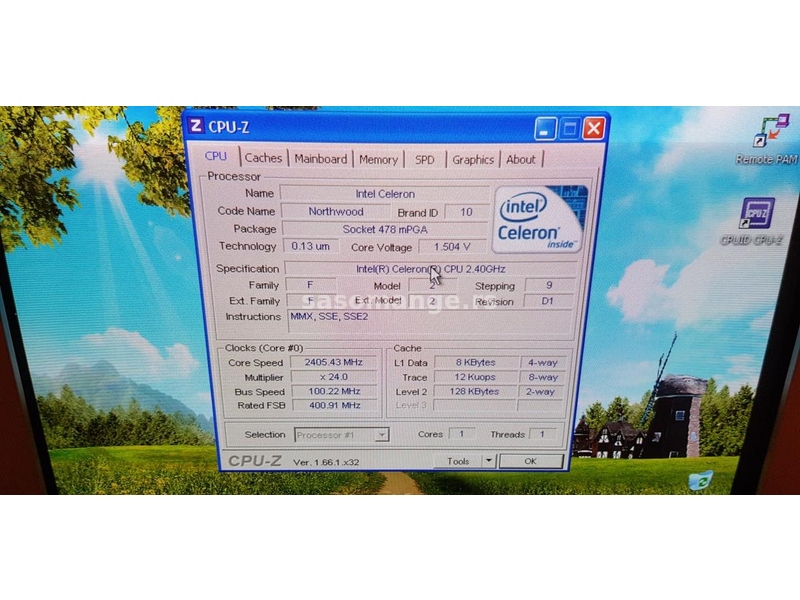 Dobar komplet Intel 2.4, MB, cpu, kuler, ram, vga, kablovi