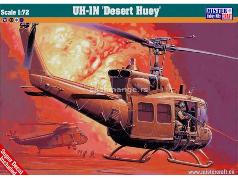 1/72 Maketa helikoptera UH-1N 'Desert Huey'