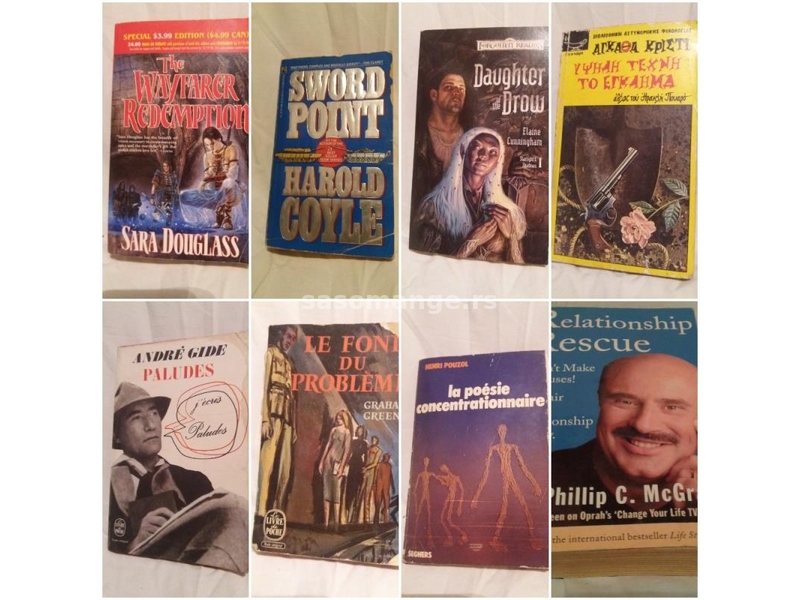 Књиге на енглеском, француском, немачком , руском , грчком , холандском ... језику