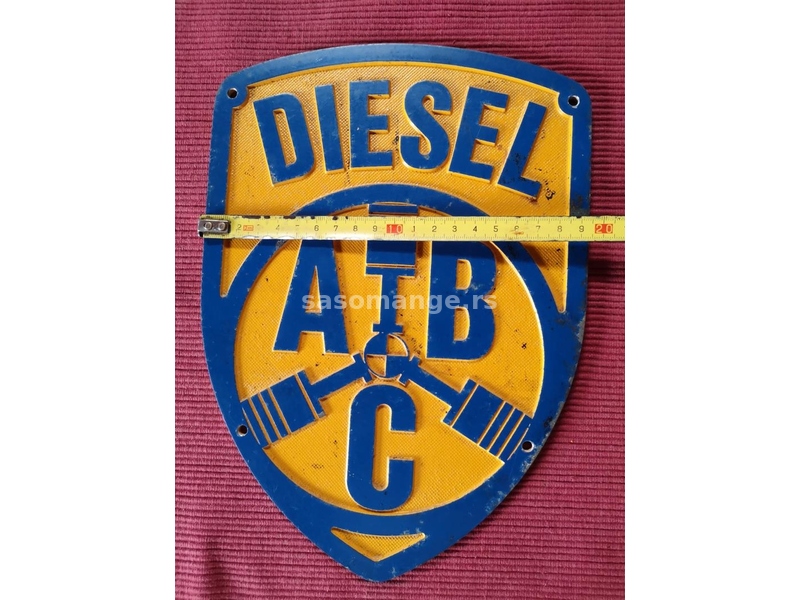 Diesel ABC stari znak sa brodskog motora