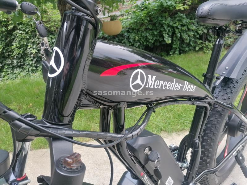 Elektricna bicikla Fat Mountain Mercedes crna 48V15AH NOVO Tockovi-Legura Aluminijum i Magnezijum