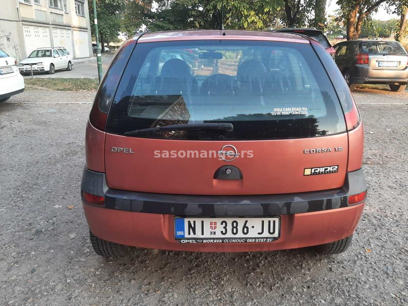 Opel Corsa C (samo 999 eura) 2002.g-1.2b-55kw-KLIMA-NOVE GUME----HITNA PRODAJA!!!