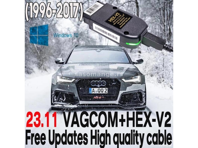 OBD 2 HEX V2 VAGCOM 23.3 ATMEGA162 za VW Audi Skoda
