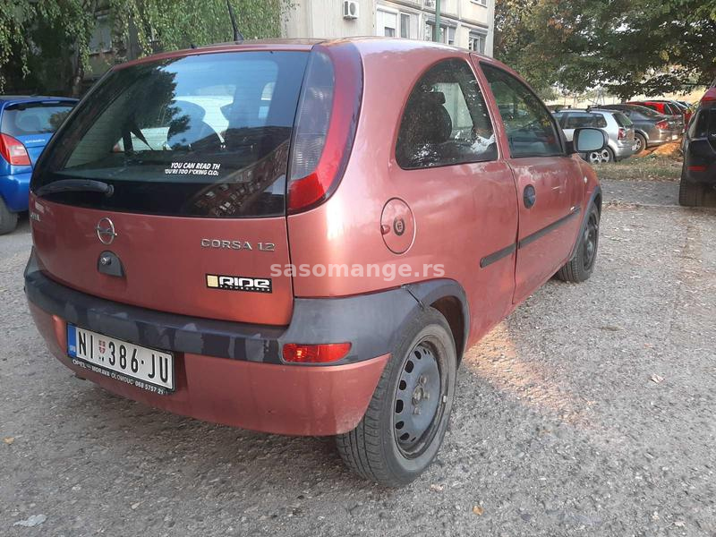 Opel Corsa C (samo 999 eura) 2002.g-1.2b-55kw-KLIMA-NOVE GUME----HITNA PRODAJA!!!