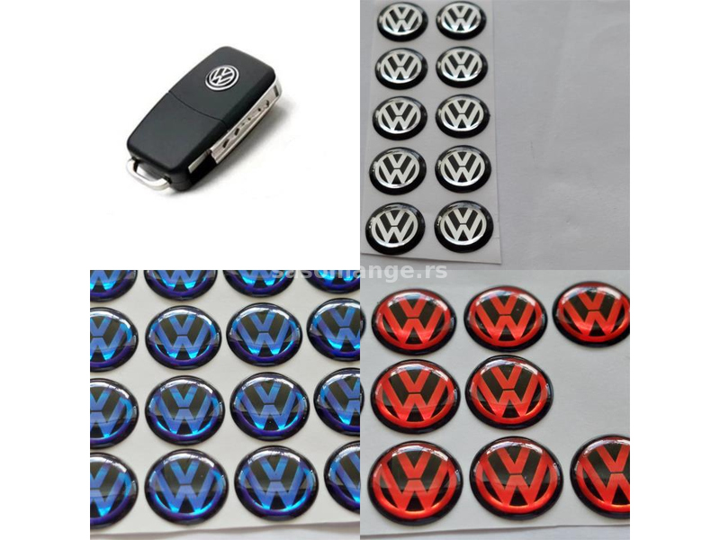 Volkswagen stikeri za daljinski - epoxy