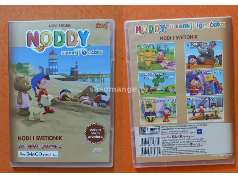 Razni Noddy DVD Nody crtani filmovi