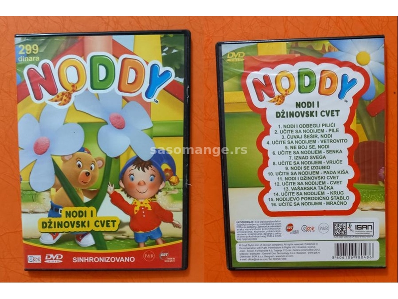 Razni Noddy DVD Nody crtani filmovi