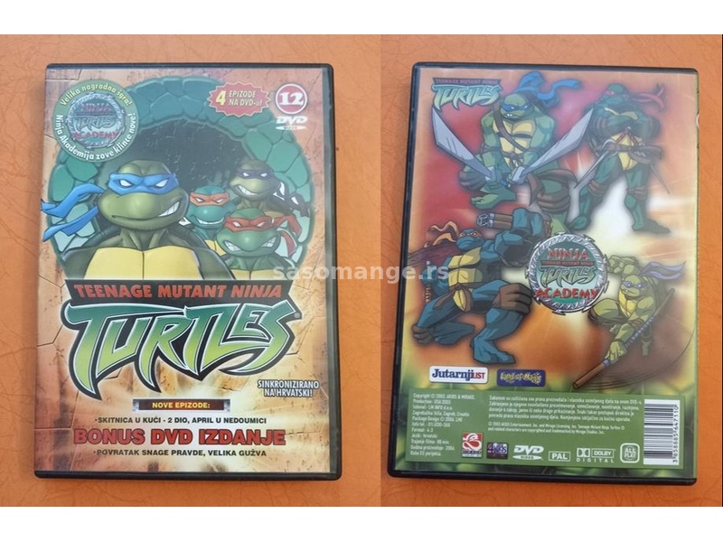 Ninja kornjača DVD TMNT Crtani film