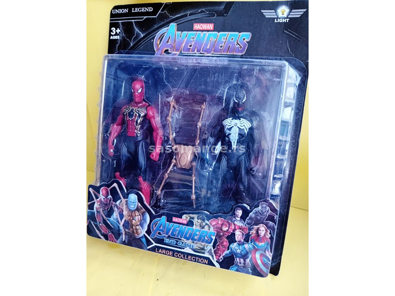 Marvel Spiderman vs Venom po 16 cm Spajdermen