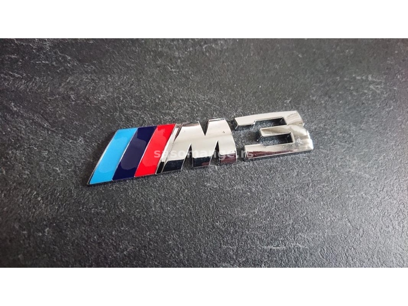 NOVO BMW M3 metalna oznaka 20mm visine