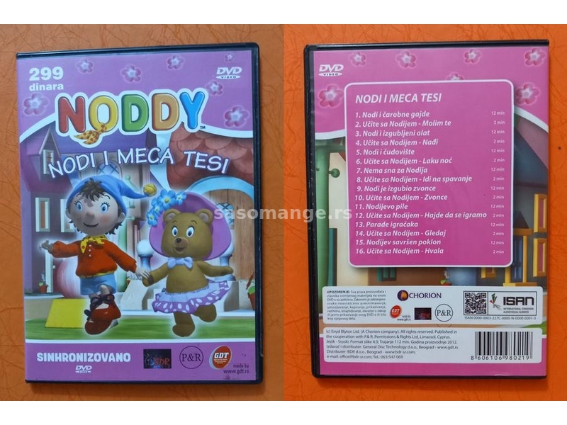 Razni Noddy DVD Nody crtani filmovi