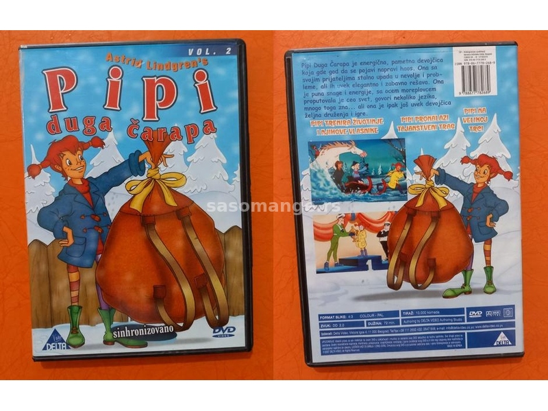 Pipi, Čupko Crtani film razni dvd