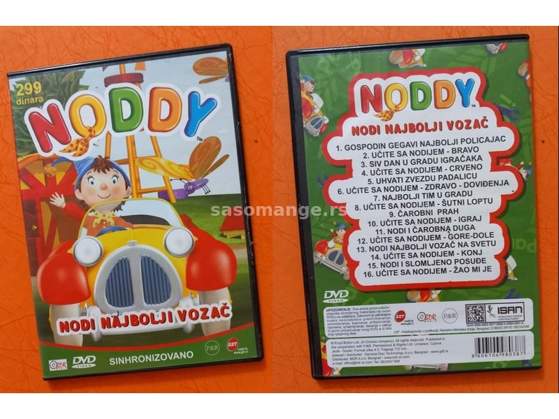 Razni Noddy DVD Nody crtani filmovi