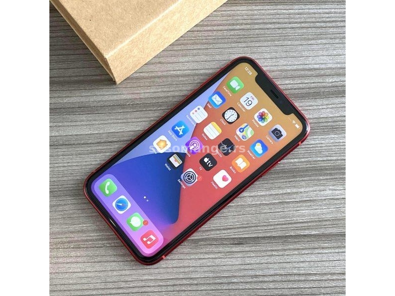 iPhone 11 64GB Product Red Sim Free NOVO! 100% Baterija