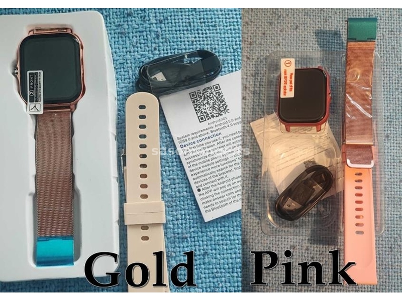 Ženski Bluetooth Smart Watch Gold, Bluetooth Pozovi