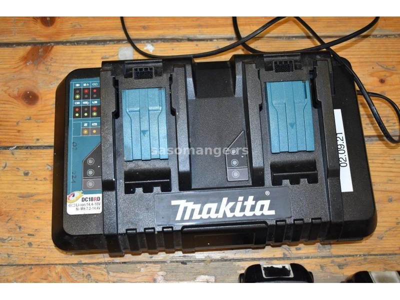 Komplet orodja Makita z baterijami in polnilnikom 18V