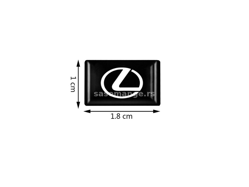 Kapice za ventile - Lexus - 4 komada - silver okrugle