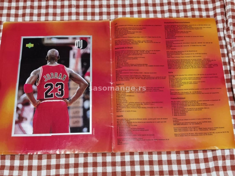 Michael Jordan upper deck ALBUM