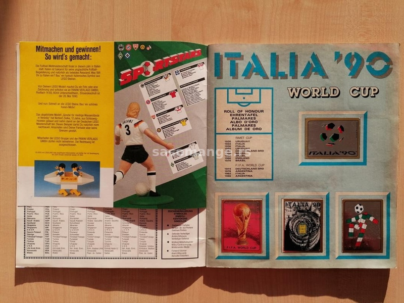 Album Italija 90, pun kolekcionarski