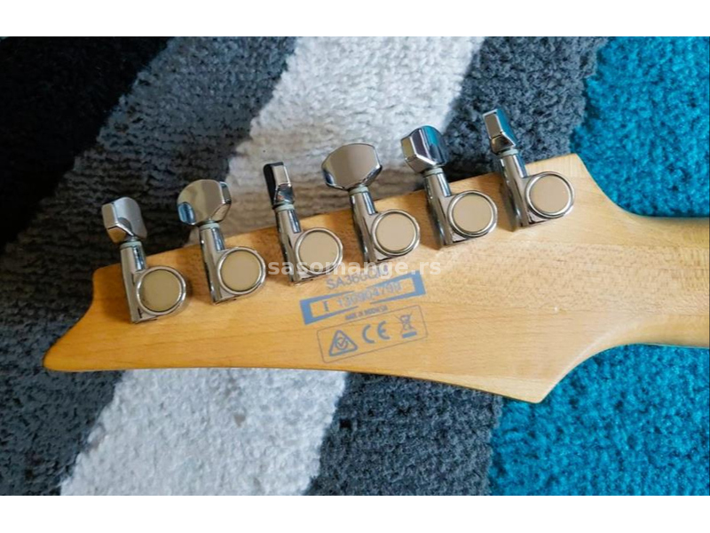 Ibanez SA 360 QM električna gitara sa DiMarzio magnetima + torba, trzalice, lekcije