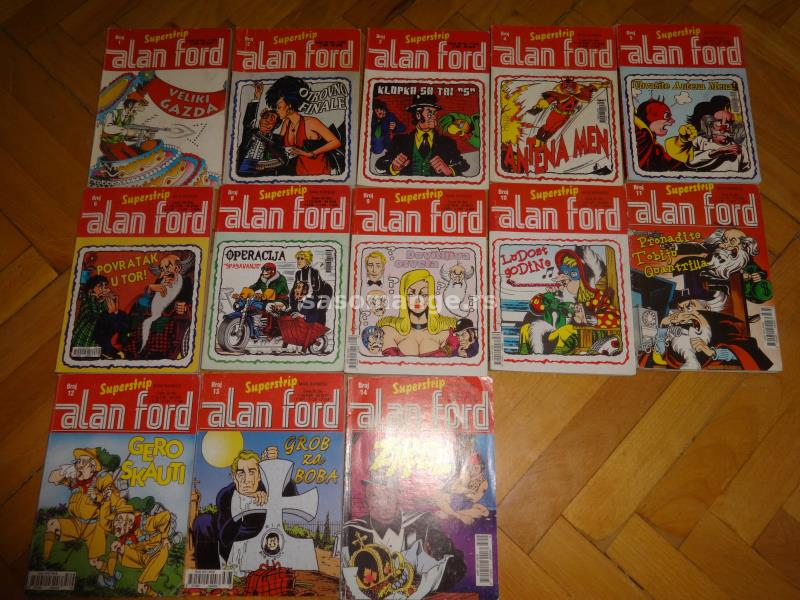 Alan Ford od broja 1 do broja 14 (kartonci)
