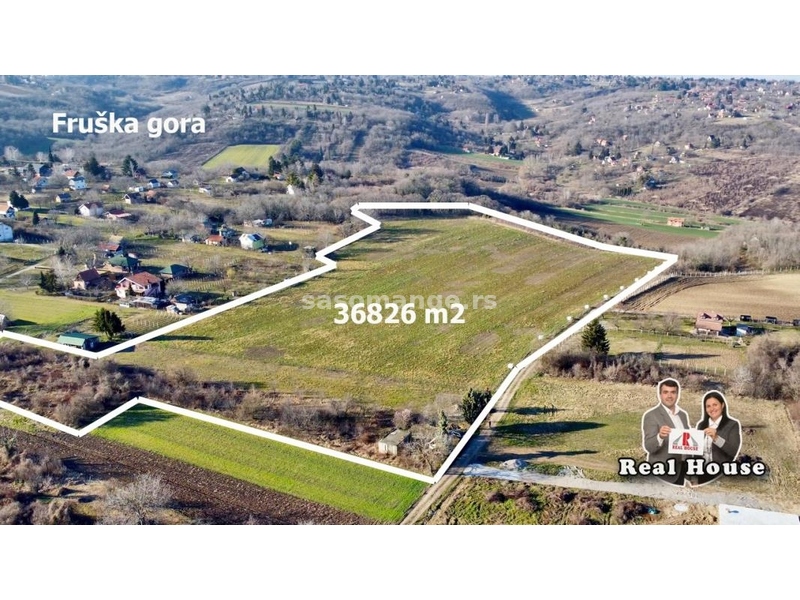 3,7 ha na Fruskoj gori -gradjevinsko zemljiste za grandiozne projekte