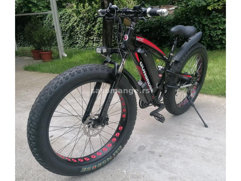 Elektricna bicikla Fat Mountain GUNSROSE 48V 15AH-800W NOVO