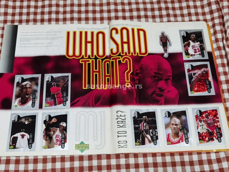 Michael Jordan upper deck ALBUM