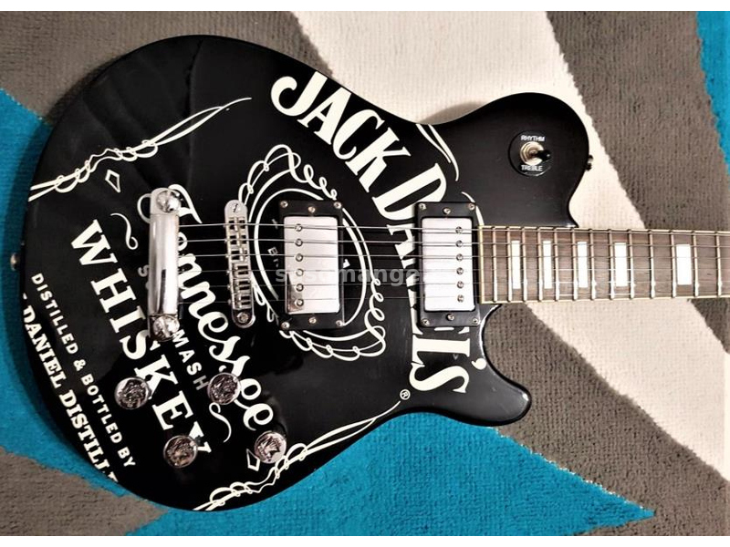 Peavey Jack Daniel's No7 custom shop limited edition električna gitara + torba, trzalice, lekcije