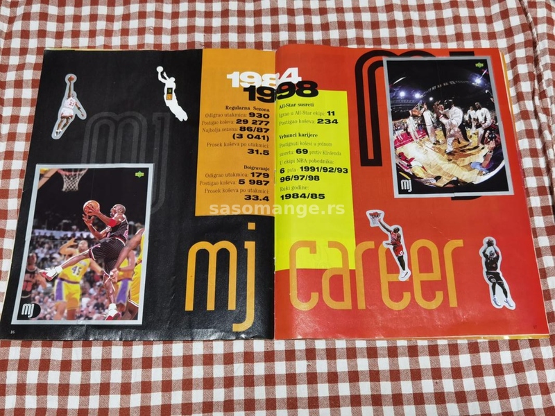 Michael Jordan upper deck ALBUM