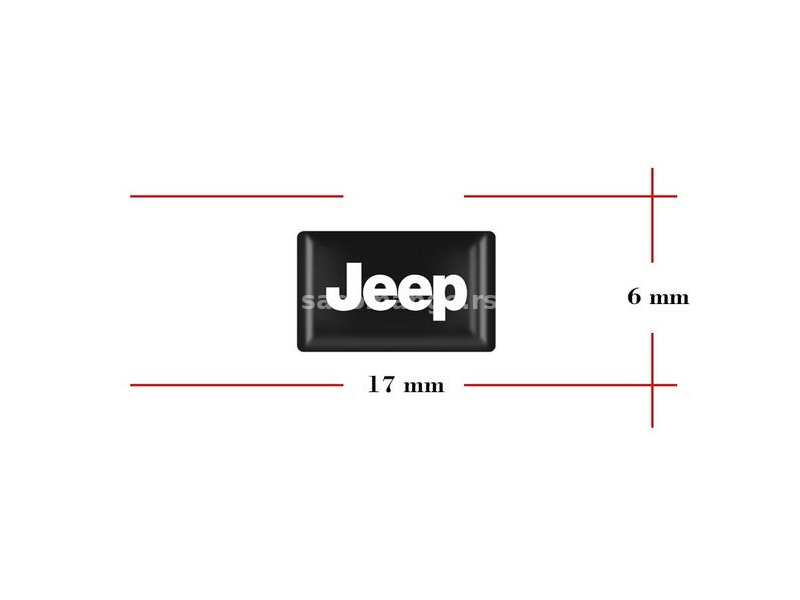 Kapice za ventile - Jeep - 4 komada - okrugle