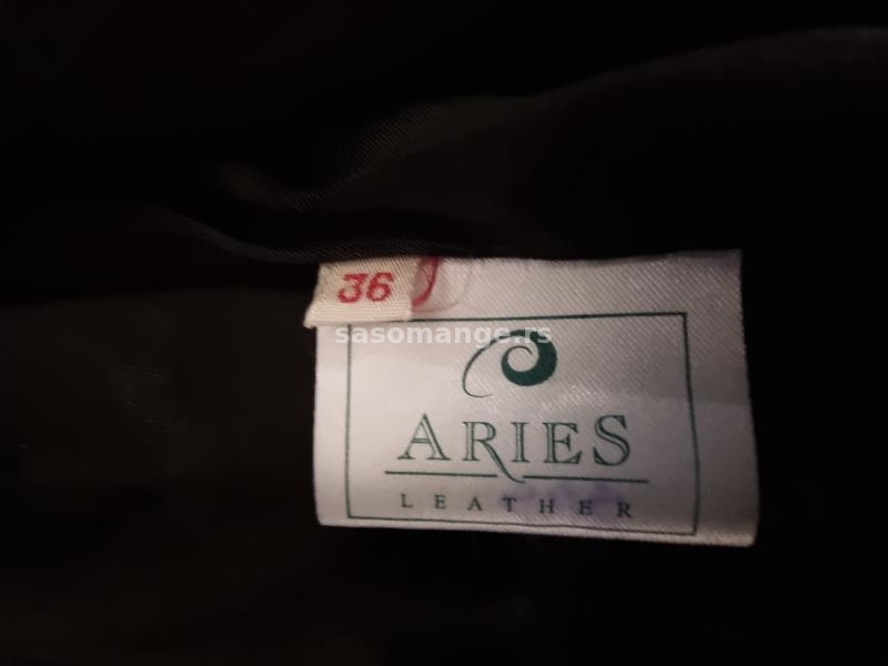 Aries, izuzetna kozna jakna, nova, vel. 36/M