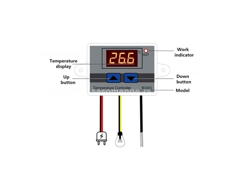 Termostat za inkubator termoregulator digitalni 220V 10A