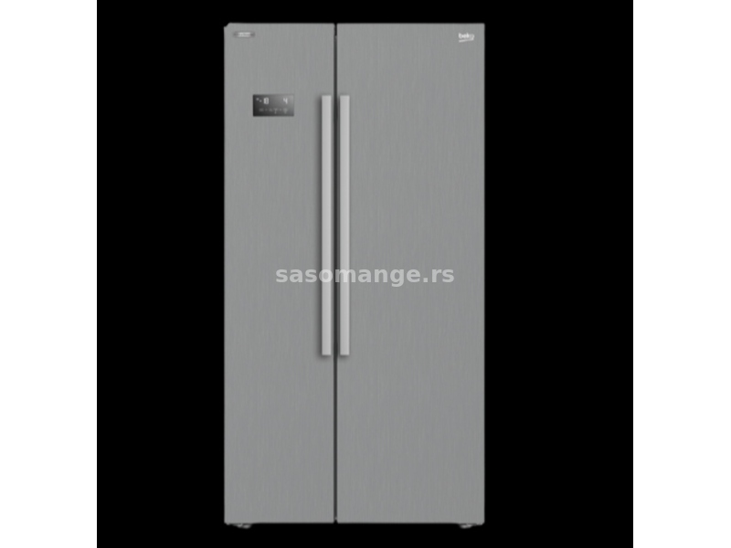 Beko Side by Side Refrigerator 640 Liter A+ GN164021KSB