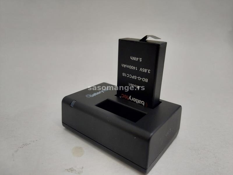Baterija i punjac za GoPro MAX / 1400 mAh / SPCC1B