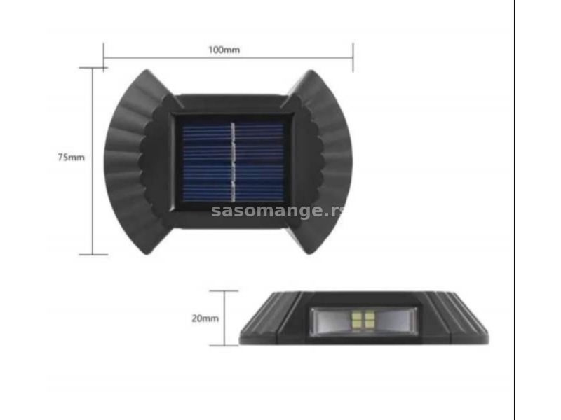 Zidne lampe solarne 4 Komada