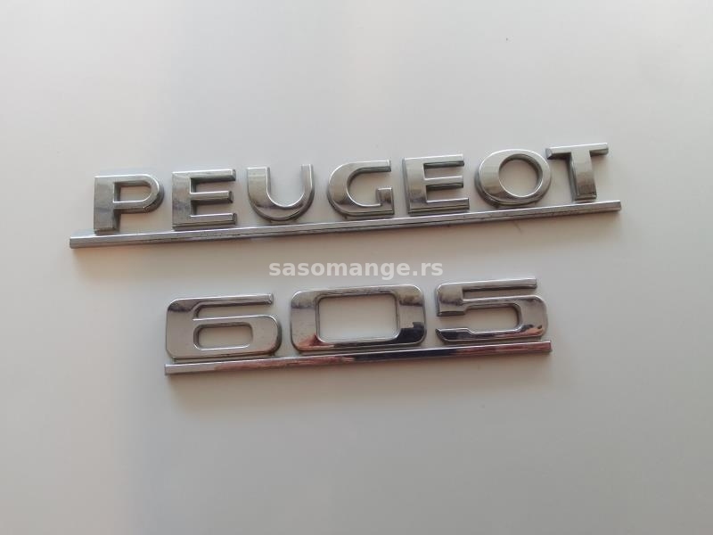 Peugeot 605 - Oznaka