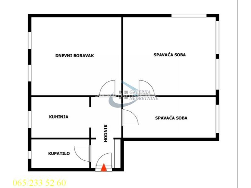 Čukarica, Topčider - Pionirska 63m2