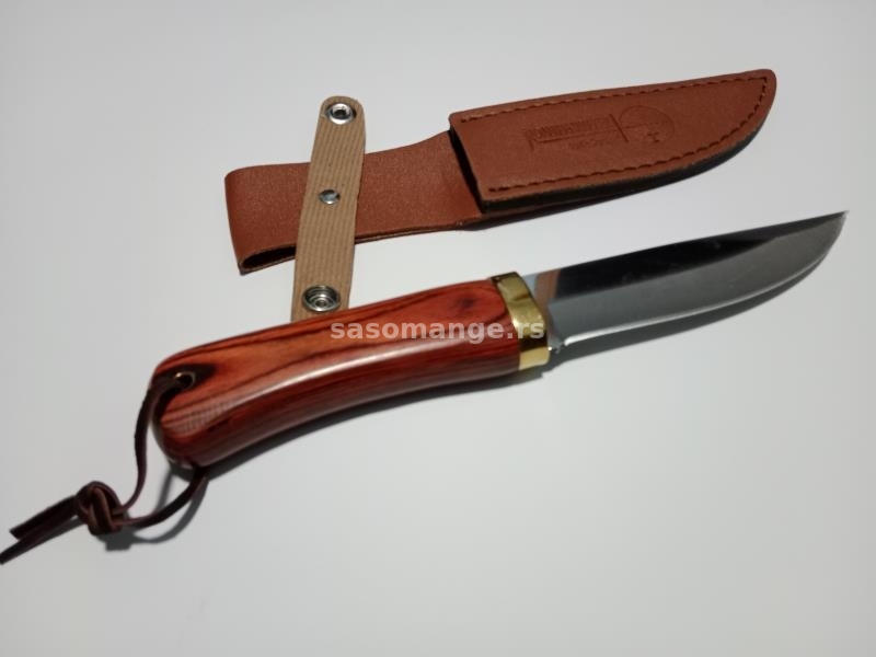 lovački nož roming-walker sa kožnom futrolom