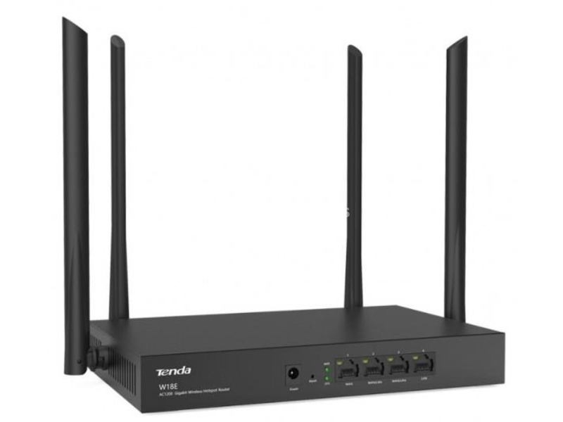 Tenda W18E AC1200 wireless dual band ruter 2.4+5GHz, 1W3L, G